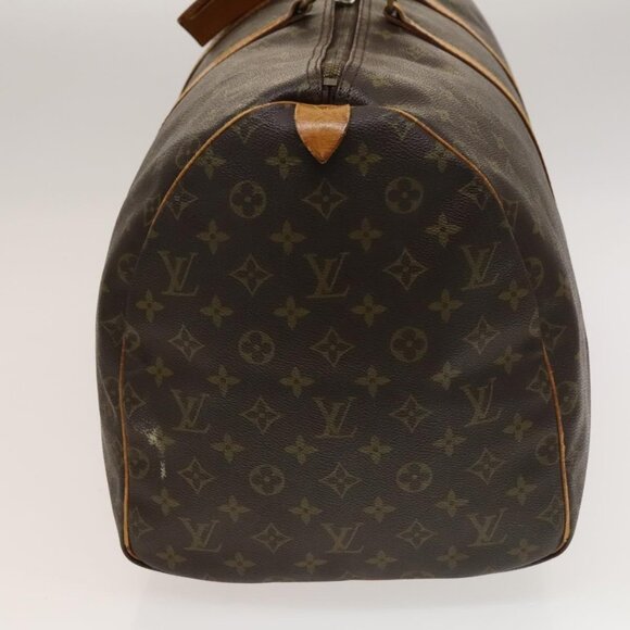 LOUIS VUITTON Monogram Keepall 55 Boston Bag M41424 LV Auth 132555 - Picture 4 of 16